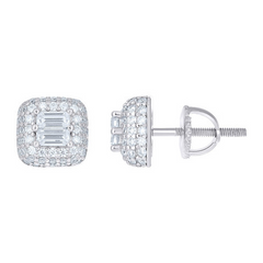 925 Sterling Silver Cz Earrings