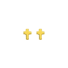 Gold Stud Earrings Broquele