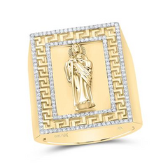 1/2CTW-Dia NK St.Jude Ring 1inch