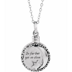 Sterling Silver So Far But Yet So Close Ash Holder 18