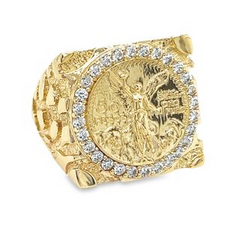 Gold Fashion Rings - Men'