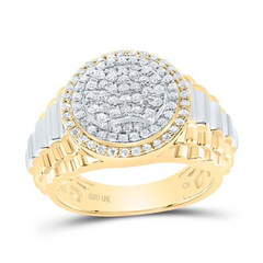 10KT GOLD WATCH INSPIRED 0.87CT DIAMONDS