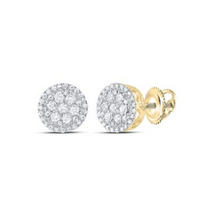 1/3CTW ROUND DIAMOND UNISEX STUD EARRINGS