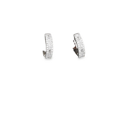14KT YELLOW GOLD 0.50CT DIAMOND HUGGIES