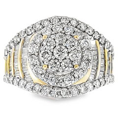 10KT YELLOW GOLD 2.00CT DIAMOND ENGAGEMENT RING