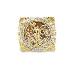 Gold Fashion Rings - Men'