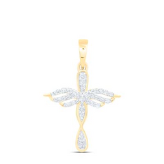 1/8 CTW DIA NK GIFT CROSS PENDANT