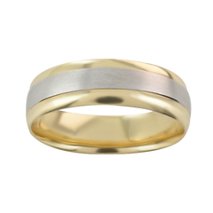 10KT Yellow Gold 6MM Comfort Fit Wedding Band