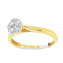 14KT Yellow Gold Engagement Ring .25CT