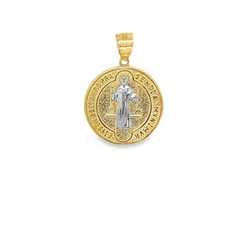 10KT YELLOW GOLD ST.BENEDICT / MEDALLA SAN BENITO