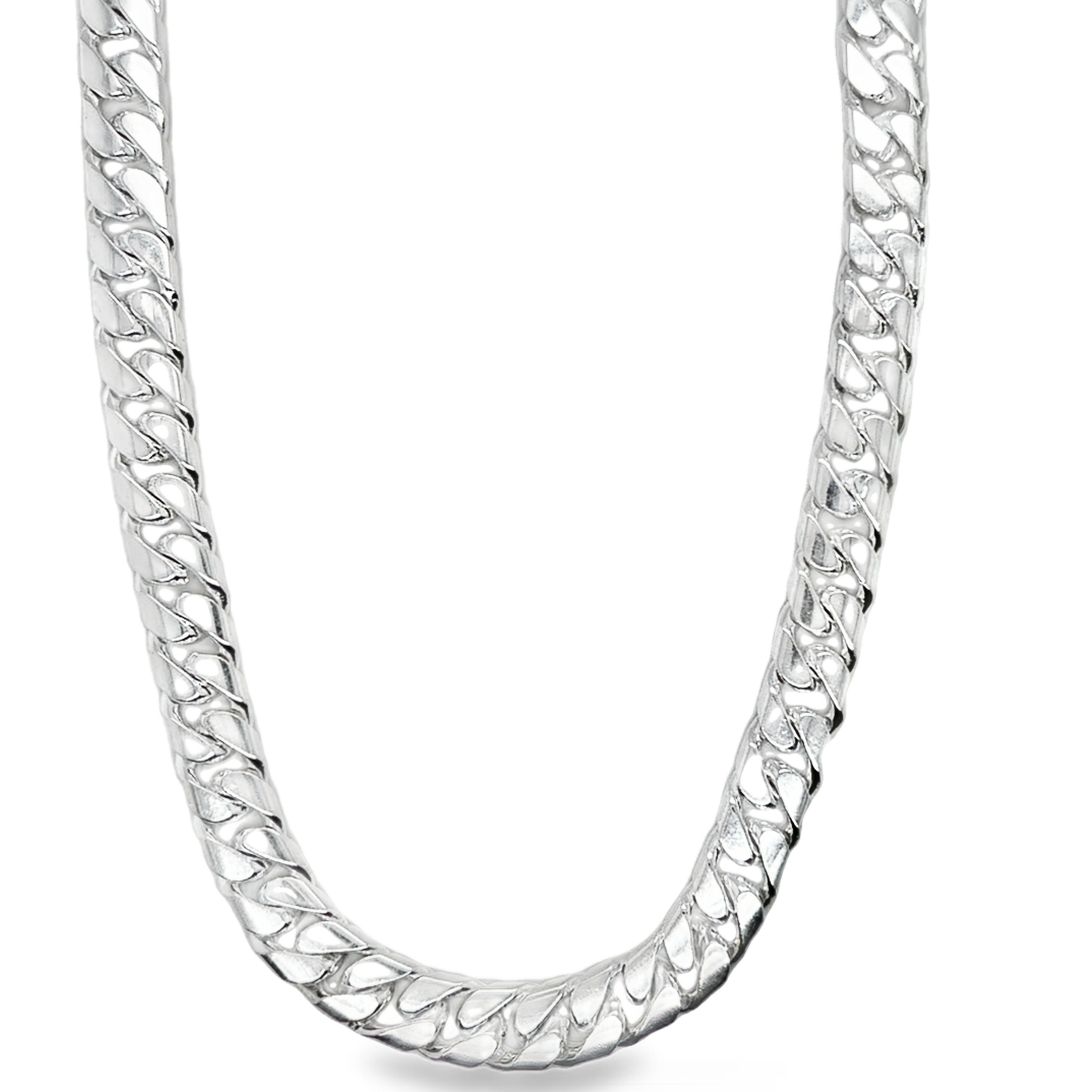 8MM MIAMI CUBAN SOLID CHAIN IN 24IN LONG