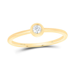 10KT GOLD 1/12CTW DIAMOND RING