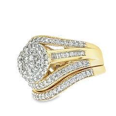Lady's Yellow 14 Karat Fashion Ring Size 7 CTW: 1.25