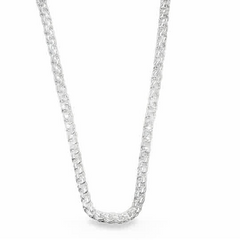 5MM STERLING SILVER CHINO LINK CHAIN 18IN