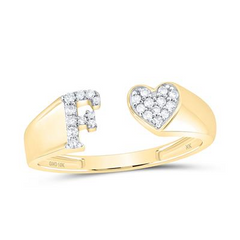 10KT YELLOW INITIAL