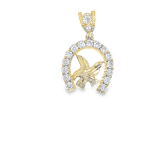 10KT CZ Charm