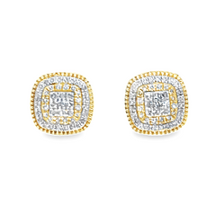 10KT Gold 0.38CT Diamond Earrings
