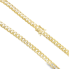 10KT Yellow Gold 6mm Miami Cuban Monaco Chain 26