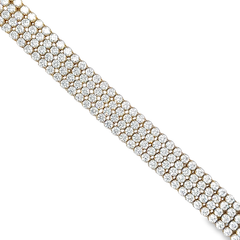 10KT Tennis CZ Bracelet