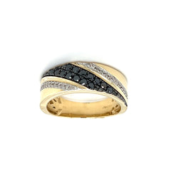 10KT Gent's Fashion Ring #10.25 CTW: 0.5