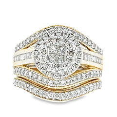 Lady's Yellow 14 Karat Fashion Ring Size 7 CTW: 1.25