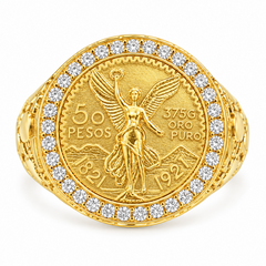 Gold Fashion Rings - Men'
