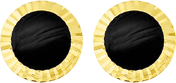 Gold Stud Earrings Broquele