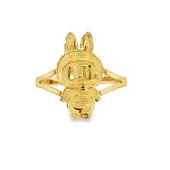 10KT Gold Plush Bear Ring Medium