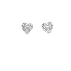 14KT Yellow Gold Heart Diamond Earrings (0.36CT)
