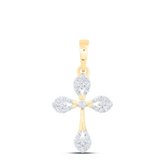 1/8 CTW DIA NK GIFT CROSS PENDANT