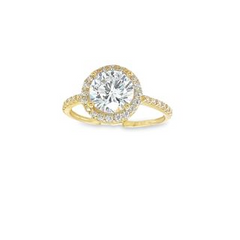 10KT Yellow Gold Bridal Ring