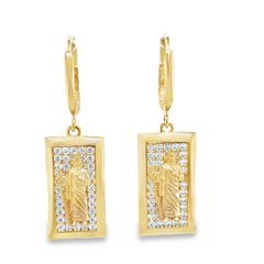 10KT Gold St. Jude San Judas Earrings