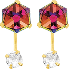 10KT Gold Telephone Style Cube Eearrings