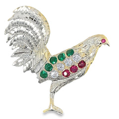 10KT Yellow Diamond Cut Charm