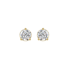 14K Yellow Gold 2.00CTW Certified Lab-Grown Diamond Round Solitaire Ea