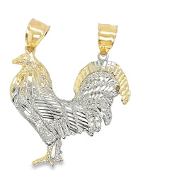 10KT Yellow Diamond Cut Charm