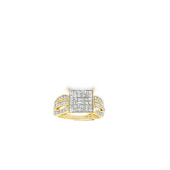 10K Yellow Gold 0.55CT Diamond Engagement Ring
