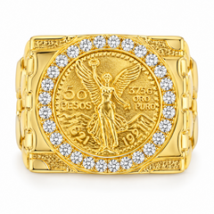 Gold Fashion Rings - Men'
