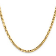 10KT Gold 5MM Solid Miami Cuban Chain 24