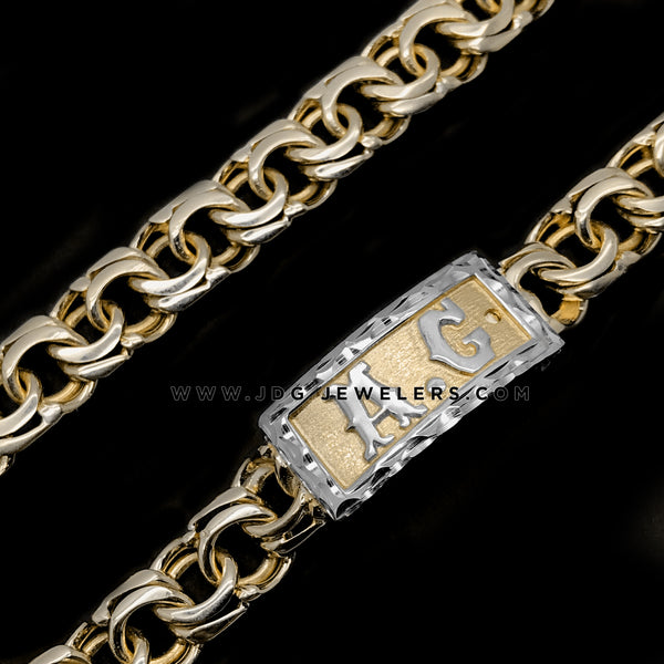 Chino Link Chain with Diamond Cut Border JDG Jewelers