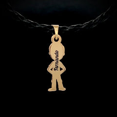 Dije De Niño para Mama De Oro 10KT/10KT Gold Boy Pendant for Mom