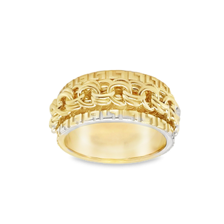 Gold Fashion Rings - Men'