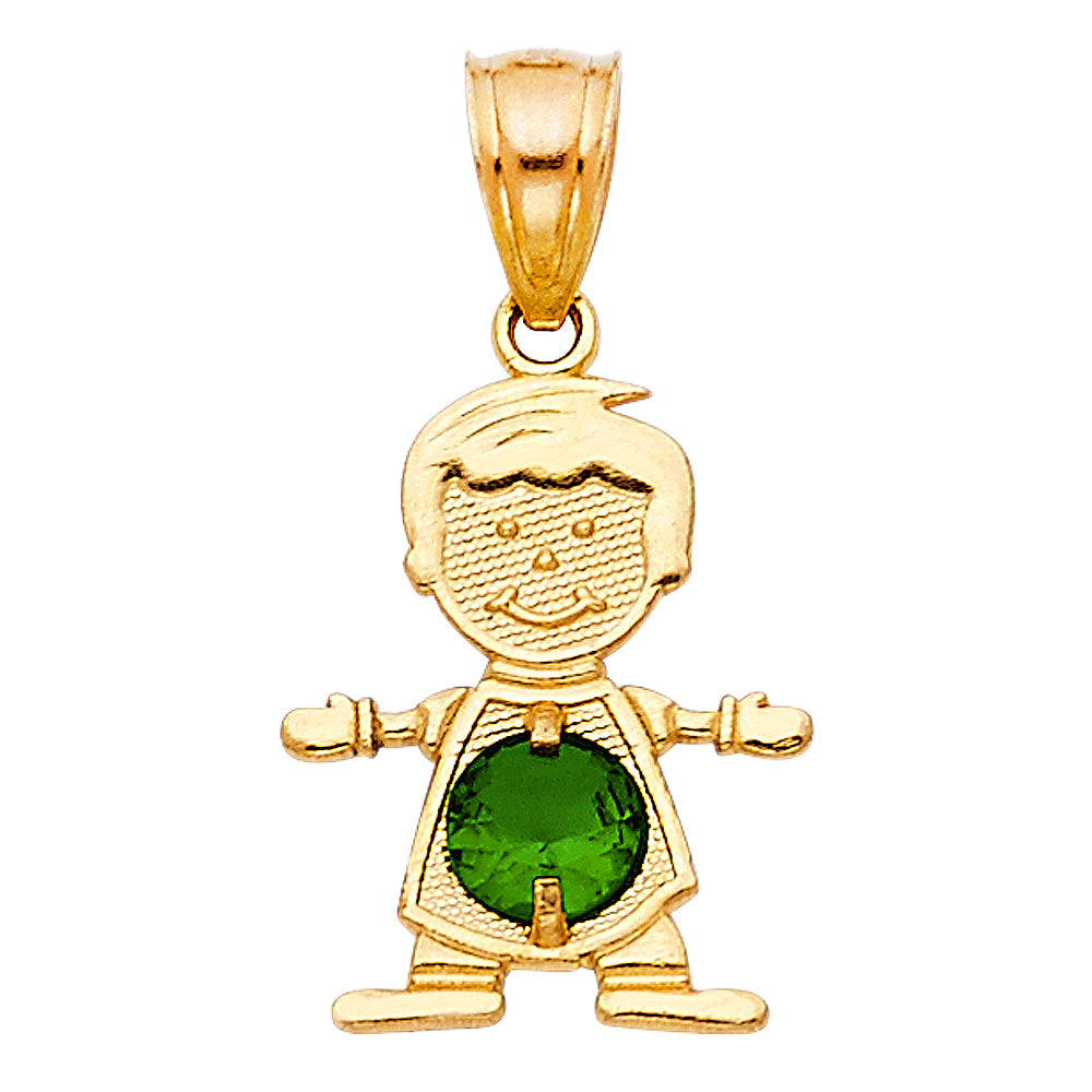 10KT BOY MAY CHARM FOR MOM