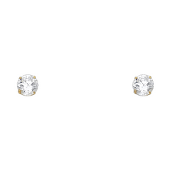 Gold Stud Earrings Broquele