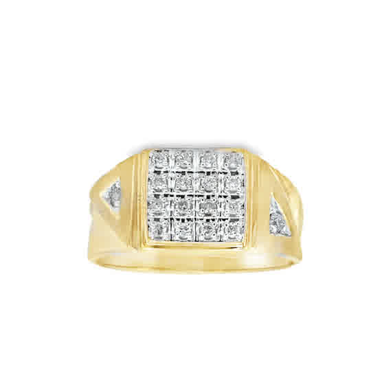 Diamond Fashion Rings  -  Men'