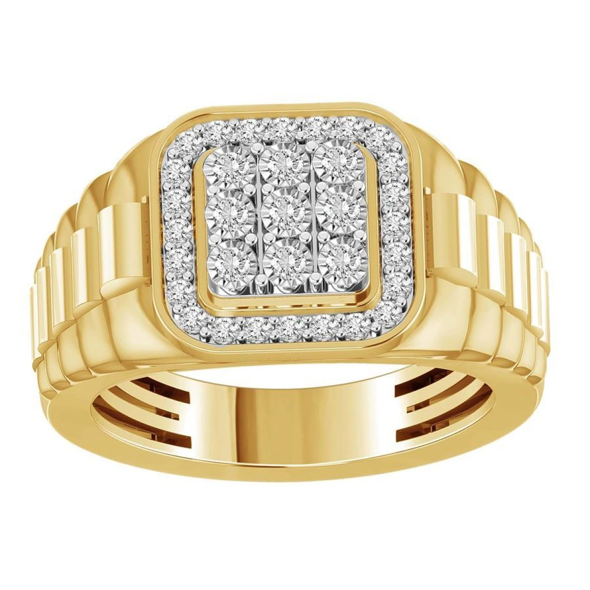 Diamond Fashion Rings  -  Men'