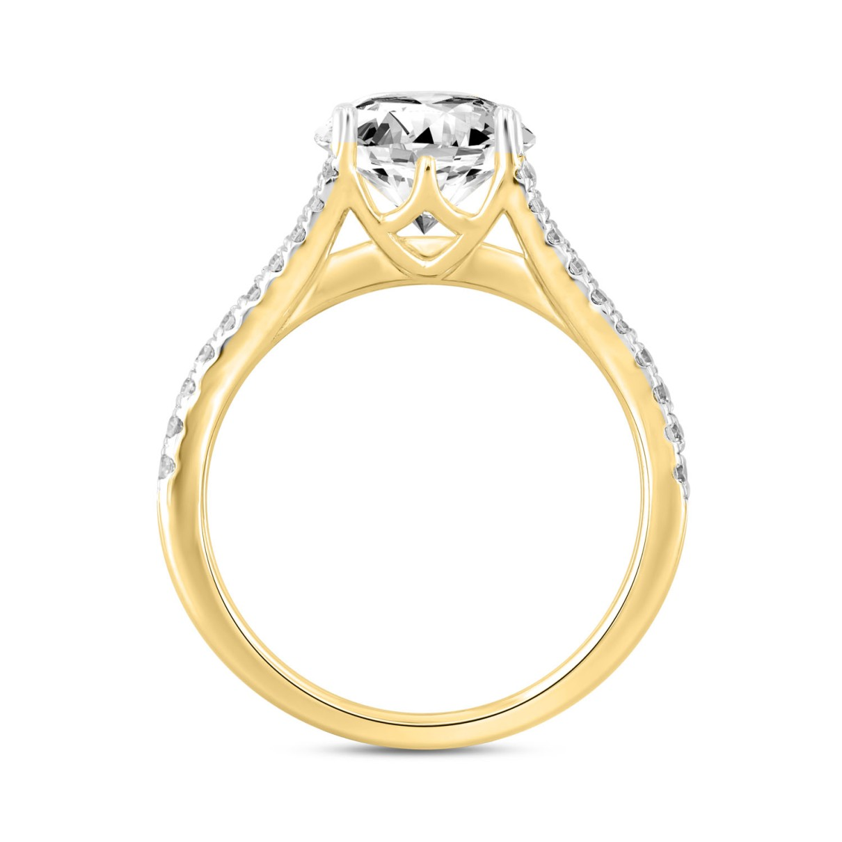 Lab Diamond Engagement Ring