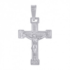 925 Sterling Silver Unisex Crucifix Cross Religious Charm Pendant