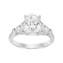 Lab Diamond Engagement Ring