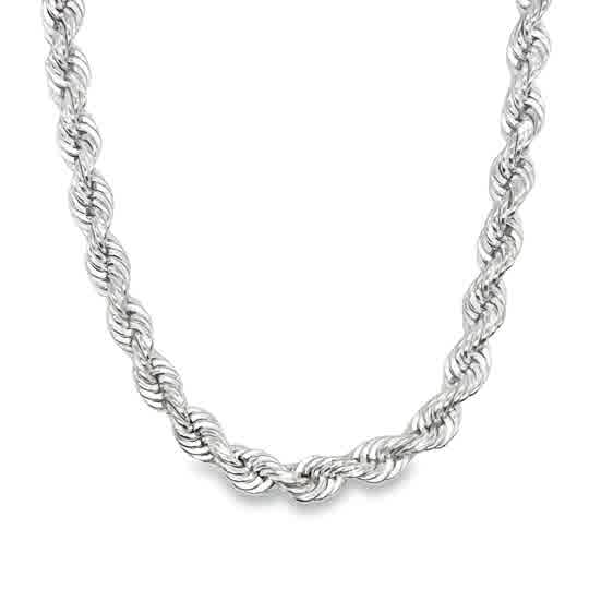5MN ROPE CHAIN 24IN STERLING SILVER